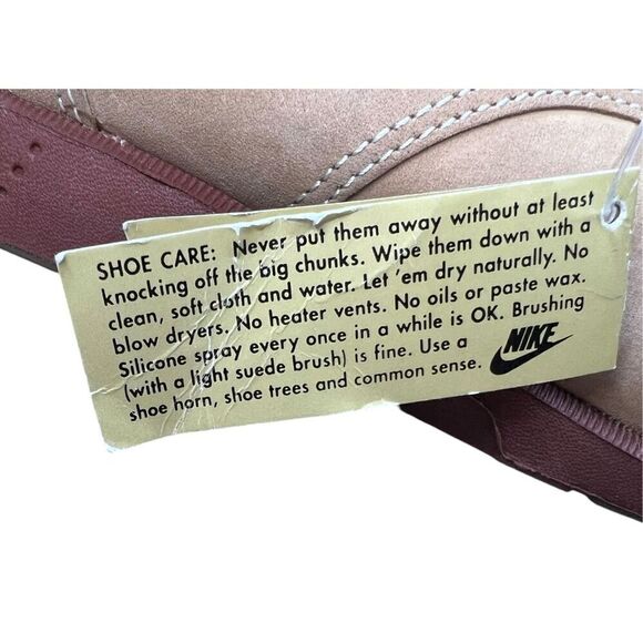 Vintage 90s Nike Pro Air Classic Pro Golf Shoes Tan Suede Women’s 8 NEW - Picture 8 of 8